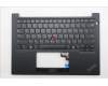 Lenovo 5M11N94209 C-Cover with keyboard, Russian, Black, Backlight, US