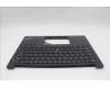 Lenovo 5M11N94271 C-Cover with keyboard, Spanish LA, Black, Backlight, UK
