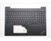 Lenovo 5M11N96537 C-Cover with keyboard, French, Black, US