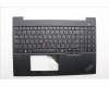 Lenovo 5M11N96550 C-Cover with keyboard, Hebrew, Black, US