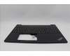 Lenovo 5M11N96550 C-Cover with keyboard, Hebrew, Black, US