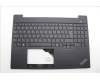 Lenovo 5M11N96577 C-Cover with keyboard, Switzerland, Black, UK