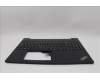 Lenovo 5M11N96592 C-Cover with keyboard, Bulgarian, Black, UK