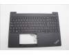 Lenovo 5M11N99118 C-Cover with keyboard, Danish, Black, Backlight, UK