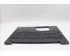 Lenovo 5M11N99134 C-Cover with keyboard, German, Black, Backlight, UK