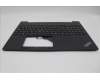 Lenovo 5M11N99183 C-Cover with keyboard, Czech Slovakian, Black, Backlight, UK