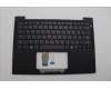 Lenovo 5M11N99306 C-Cover with keyboard, Arabic, Black, Backlight, US