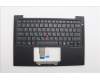 Lenovo 5M11N99407 C-Cover with keyboard, Greek, Black, Backlight, US