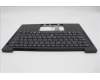 Lenovo 5M11N99566 C-Cover with keyboard, Czech Slovakian, Black, Backlight, WWAN, UK