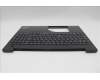 Lenovo 5M11N99747 C-Cover with keyboard, Belgian, Black, UK