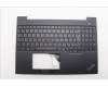 Lenovo 5M11N99755 C-Cover with keyboard, French, Black, US