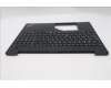Lenovo 5M11N99776 C-Cover with keyboard, Portuguese, Black, UK