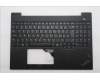 Lenovo 5M11N99796 C-Cover with keyboard, Switzerland, Black, UK