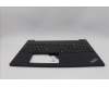 Lenovo 5M11N99810 C-Cover with keyboard, Bulgarian, Black, UK