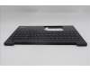 Lenovo 5M11N99848 C-Cover with keyboard, Belgian, Black, Backlight, UK