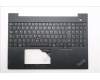 Lenovo 5M11N99872 C-Cover with keyboard, Italian, Black, Backlight, UK