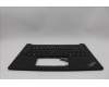 Lenovo 5M11P00003 C-Cover with keyboard, Czech Slovakian, Black, UK