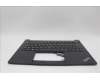 Lenovo 5M11P32331 C-Cover with keyboard, Danish, Black, Backlight, UK