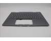 Lenovo 5M11P34966 C-Cover with keyboard, USA English, Luna Grey, Fingerprint, WLAN, US
