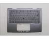 Lenovo 5M11P35011 C-Cover with keyboard, Hungarian, Luna Grey, Fingerprint, WLAN, UK
