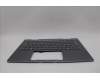 Lenovo 5M11P35018 C-Cover with keyboard, Norwegian, Luna Grey, Fingerprint, WLAN, UK
