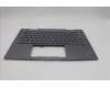 Lenovo 5M11P35038 C-Cover with keyboard, Czech Slovakian, Luna Grey, Fingerprint, WWAN, UK
