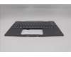 Lenovo 5M11P35043 C-Cover with keyboard, French, Luna Grey, Fingerprint, WWAN, US