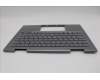 Lenovo 5M11P35070 C-Cover with keyboard, Arabic, Luna Grey, Fingerprint, WWAN, US