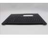 Lenovo 5M11P68302 C-Cover with keyboard, Danish, Black, Backlight, UK