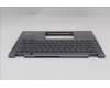 Lenovo 5M11P68932 C-Cover with keyboard, French, Grey, Backlight, US