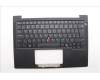 Lenovo 5M11Q25549 C-Cover with keyboard, Czech Slovakian, Black, WLAN, UK