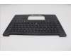 Lenovo 5M11Q25661 C-Cover with keyboard, German, Black, WLAN, UK