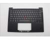 Lenovo 5M11Q25776 C-Cover with keyboard, Norwegian, Black, WWAN, UK