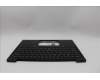 Lenovo 5M11Q53766 C-Cover with keyboard, US English Euro, Black, Backlight, US