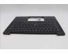 Lenovo 5M11Q54048 C-Cover with keyboard, Danish, Black, Backlight, WWAN, UK