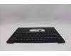 Lenovo 5M11Q54073 C-Cover with keyboard, US English Euro, Black, Backlight, WWAN, US