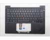 Lenovo 5M11Q54517 C-Cover with keyboard, Czech Slovakian, Black, Backlight, UK