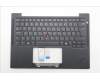 Lenovo 5M11Q54532 C-Cover with keyboard, Danish, Black, Backlight, UK
