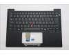 Lenovo 5M11Q54601 C-Cover with keyboard, Hungarian, Black, Backlight, UK