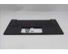 Lenovo 5M11Q54642 C-Cover with keyboard, Spanish LA, Black, Backlight, UK