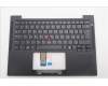 Lenovo 5M11Q54809 C-Cover with keyboard, Bulgarian, Black, Backlight, UK