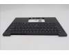 Lenovo 5M11Q54835 C-Cover with keyboard, Danish, Black, Backlight, UK