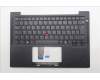 Lenovo 5M11Q54868 C-Cover with keyboard, French, Black, Backlight, US