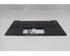 Lenovo 5M11Q54868 C-Cover with keyboard, French, Black, Backlight, US