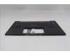 Lenovo 5M11Q54993 C-Cover with keyboard, Slovenian, Black, Backlight, UK