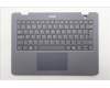 Lenovo 5M11Q55271 C-Cover with keyboard, Belgian, Luna Grey, Non-Backlight, World Face Camera, UK