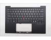Lenovo 5M11Q56009 C-Cover with keyboard, USA English, Deep Black, FingerPrint Reader, WWAN, US