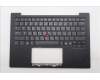 Lenovo 5M11Q56015 C-Cover with keyboard, Greek, Deep Black, FingerPrint Reader, WWAN, US