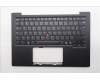 Lenovo 5M11Q56049 C-Cover with keyboard, French, Deep Black, FingerPrint Reader, WWAN, US