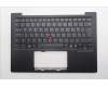 Lenovo 5M11Q56067 C-Cover with keyboard, Swedish/Finnish, Deep Black, FingerPrint Reader, WWAN, UK